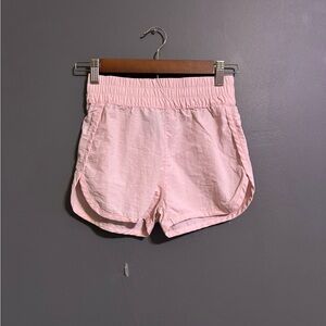 Properly tied pastel pink “solis” shorts size YL